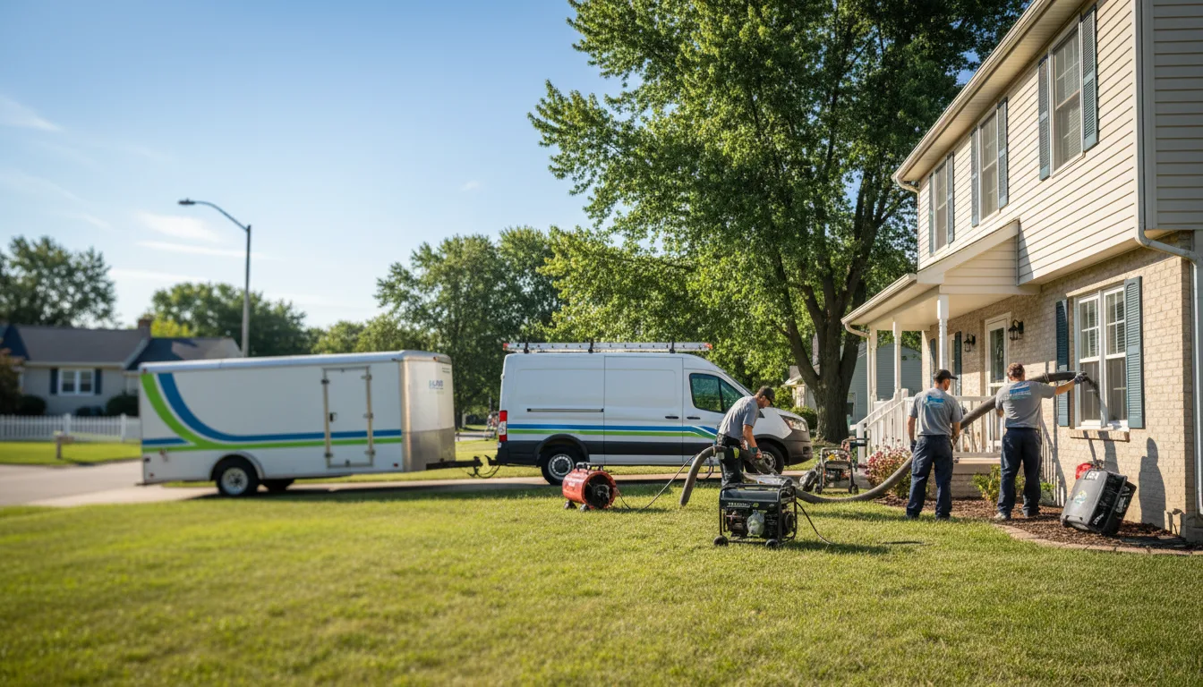 Flooded Basement Restoration And Cleanup With Repair in Hawkeye, IA near me